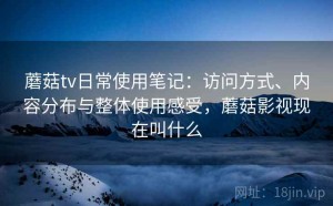 蘑菇tv日常使用笔记：访问方式、内容分布与整体使用感受，蘑菇影视现在叫什么
