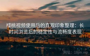 樱桃视频使用后的直观印象整理：长时间浏览后的稳定性与流畅度表现