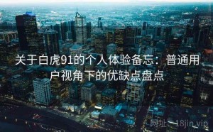 关于白虎91的个人体验备忘：普通用户视角下的优缺点盘点