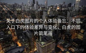 关于白虎图片的个人体验备忘：不同入口下的体验差异与变化，白虎的图片简笔画