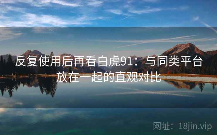 反复使用后再看白虎91:与同类平台放在一起的直观对比 反复使用后再看白虎91:与同类平台放在一起的直观对比