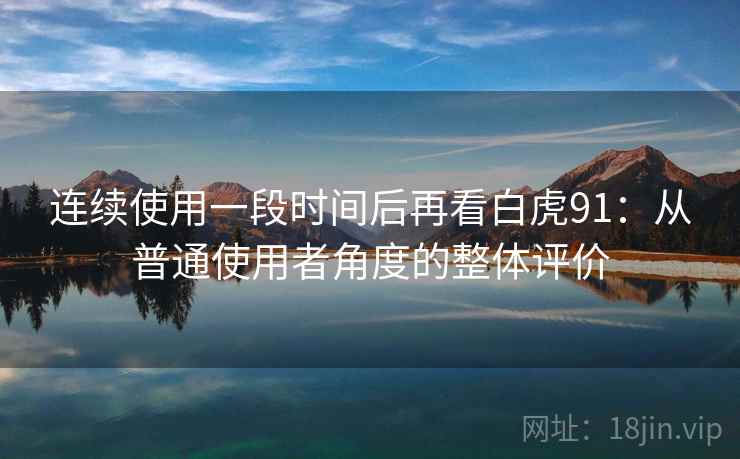 连续使用一段时间后再看白虎91：从普通使用者角度的整体评价