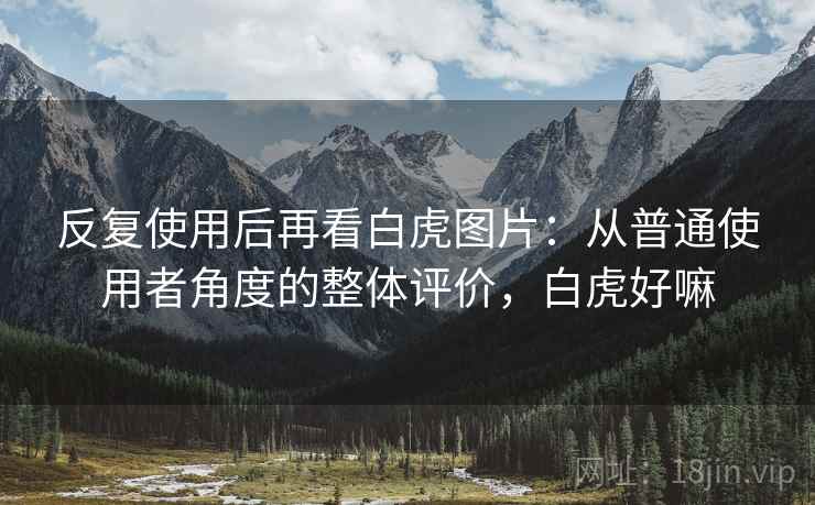反复使用后再看白虎图片：从普通使用者角度的整体评价，白虎好嘛