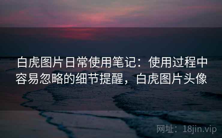 白虎图片日常使用笔记:使用过程中容易忽略的细节提醒,白虎图片头像 白虎图片日常使用笔记:使用过程中容易忽略的细节提醒,白虎图片头像