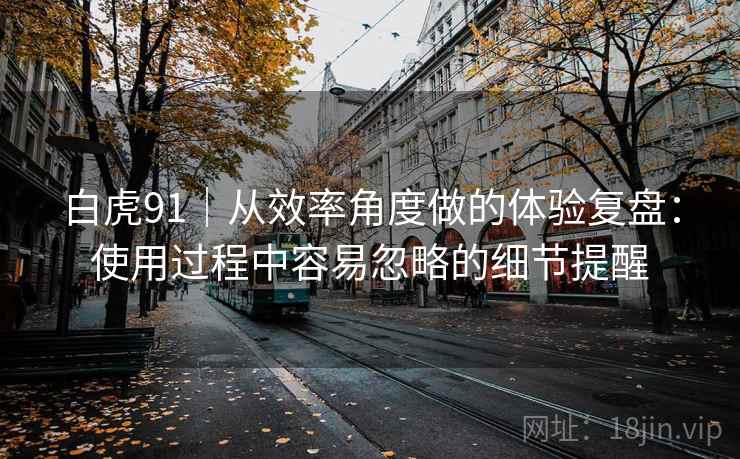 白虎91|从效率角度做的体验复盘:使用过程中容易忽略的细节提醒 白虎91|从效率角度做的体验复盘:使用过程中容易忽略的细节提醒